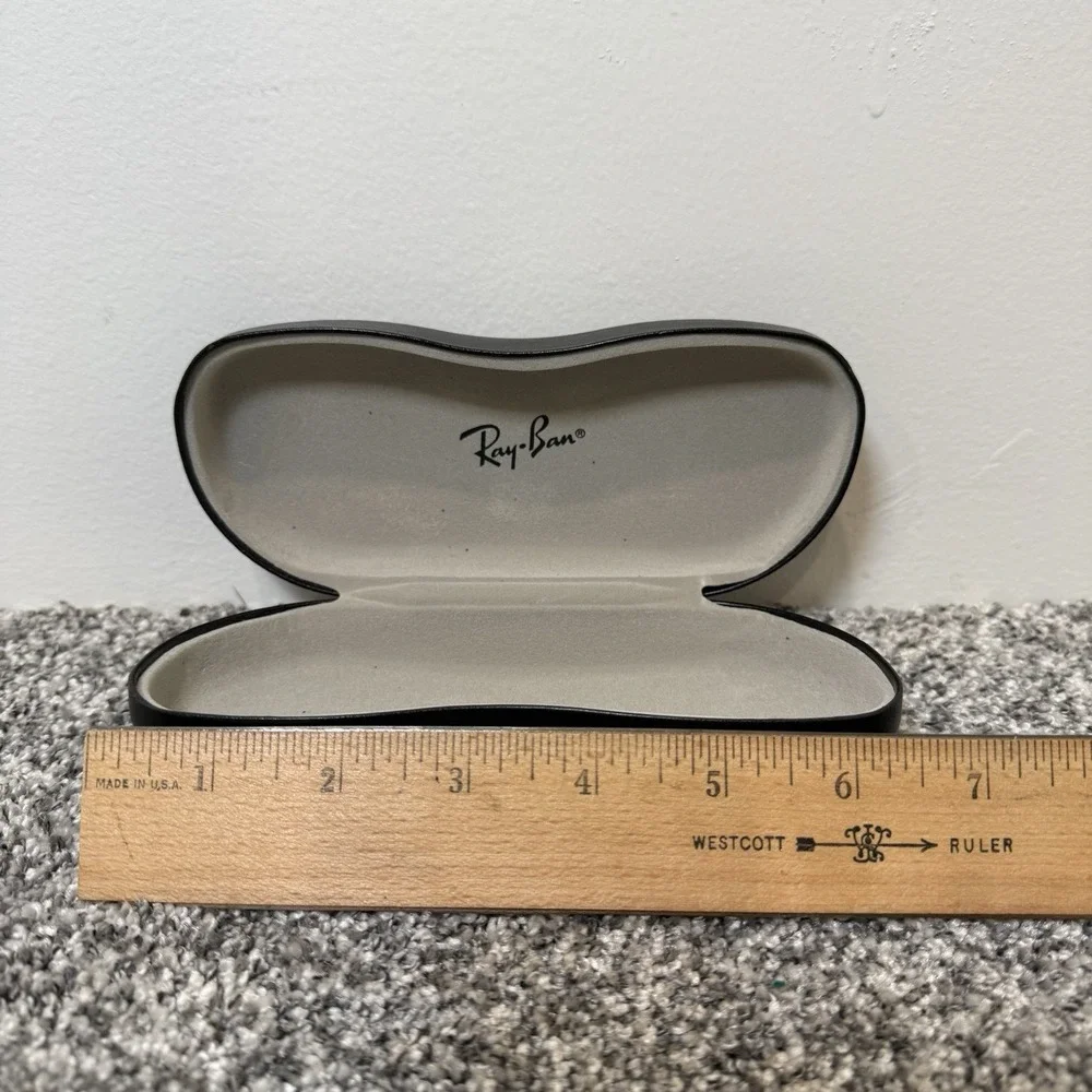 Authentic Ray Ban Large Hard Protective Clamshell Eyeglasses Sunglass Case